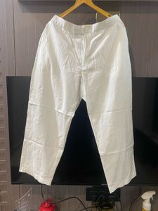 Stylish White Linen Pants