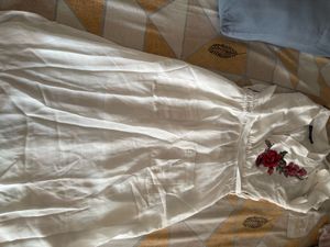 white midi dress