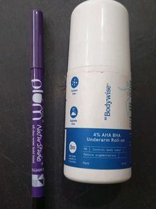 plum kajal and bodywise underarms roll on