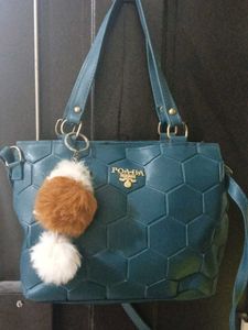 Stylish Teal Handbag