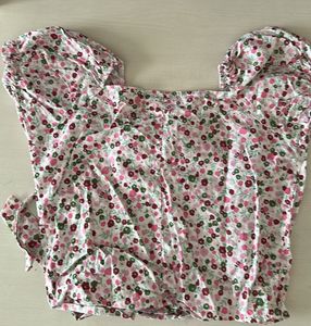 Zara Cotton Ladies Crop Top