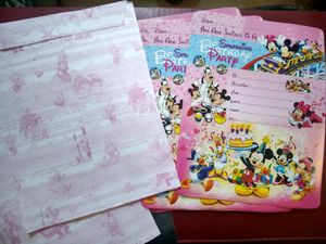 Disney Birthday Party Invitations