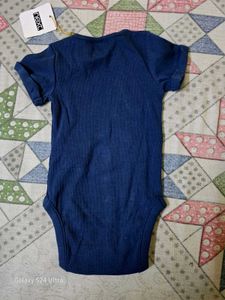 Next Baby Girls Navy Bodysuit