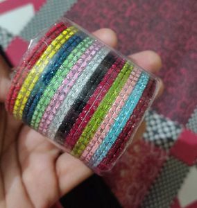 Vibrant Multicolored Bangles Set