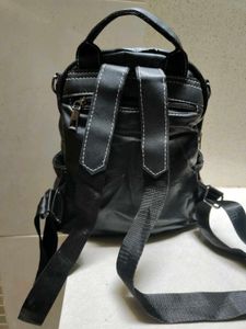 🎒🖤 Premium 8-Pocket Leather Backpack ✨
