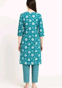 Floral Print Kurta Set