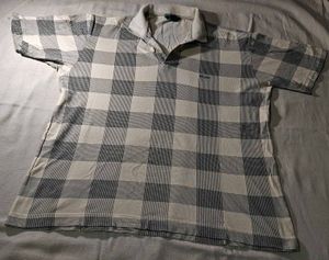 Men's Checked Polo Shirt