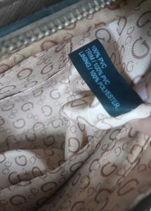 Vintage GUESS Monogram Baguette Shoulder Bag