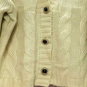off-white cardigan