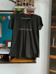 Believe in Yourself V-Neck Tee