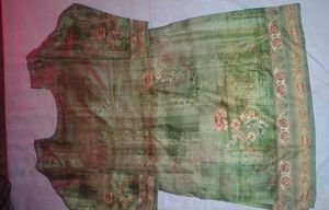 Green suite satin