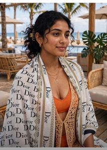 🖤🤍 CHRISTIAN DIOR MONOGRAM MULTI-PURPOSE STOLE &amp;