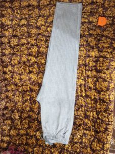 Men's Grey Striped Lounge Pants