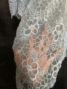 Light Blue Lace Blouse