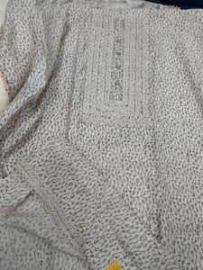 unstiched suit with dupatta