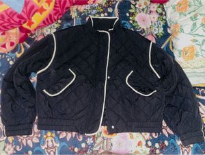 Quilted Bomber Jacket