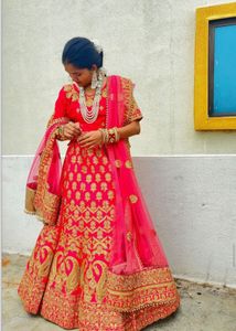 Bridal Bridsmaid wedding lengha dress Indian