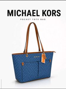 Michael Kors Pocket Tote Bag Denim y💙