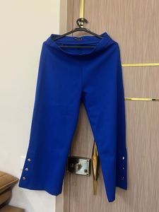 Blue Culottes Pants