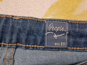 Blue Washed Denim Jeans