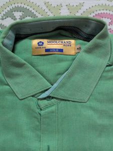 Men's Green Collared Shirt