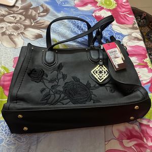 Paprika Suede Leather Bag - One Zipper Not Working
