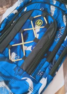 Blue Camo Army Backpack