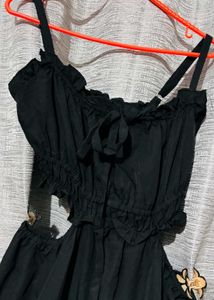 Black Tiered Maxi Dress