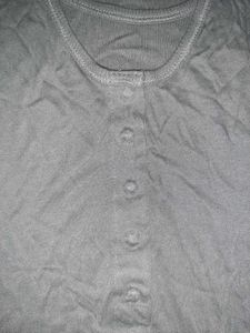 💎 Calvin Klein Rare Grey Button-Front Tank Top