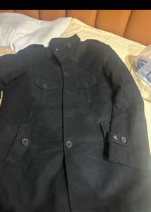 CK Original Stylish Black Men's Overcoat