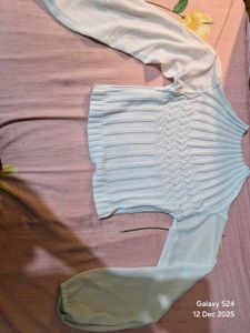 Stylish White Knit Top