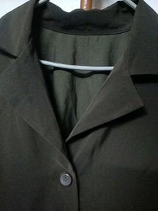 Chic Brown Blazer Jacket
