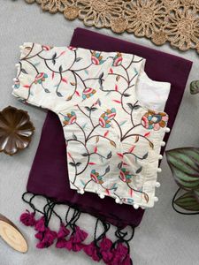 PRESENTING NEW Handloom Khadi  COTTON Saree*
