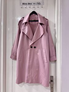 Classic Trench Coat(Pink- mauve colour)