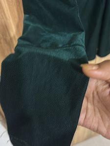 Stylish Green Twist Front Top
