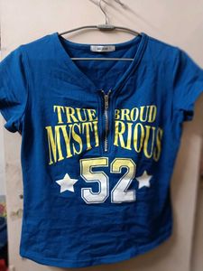 Blue Graphic T-Shirt
