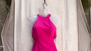 60209. Hot Ruched Mini Dress with Back Chain