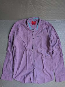 Men's Purple Casual Shirt