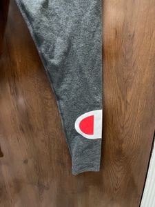 Champion Grey Leggings with Logo