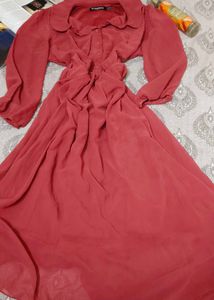 Stylish Maroon Dress