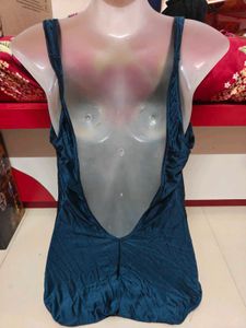 Metallic Teal One-Piece Swimsuit