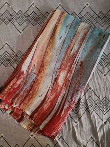 Unique Abstract Print Saree