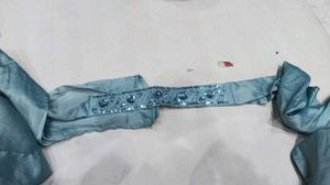 satin handwork fish cut lehanga choli