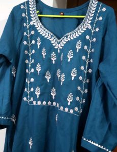 Elegant Embroidered Kurta set.
