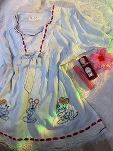 Cute Mickey Mouse Pajama Top