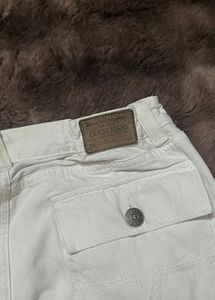 Guess (Authentic) White  Baggy Jeans