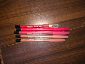 Me Now lip liners and Dazzller eyebrow pencil