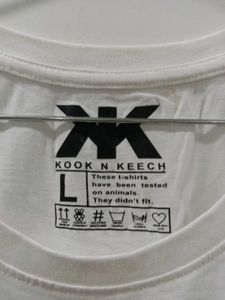 White Cropped T-Shirt with Graphic Patches