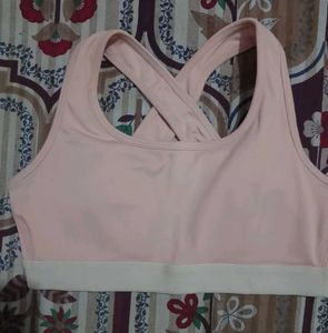 lightly padded Pink Sports Bra❤️