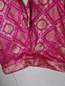 Stunning Pink Brocade Kurta Set